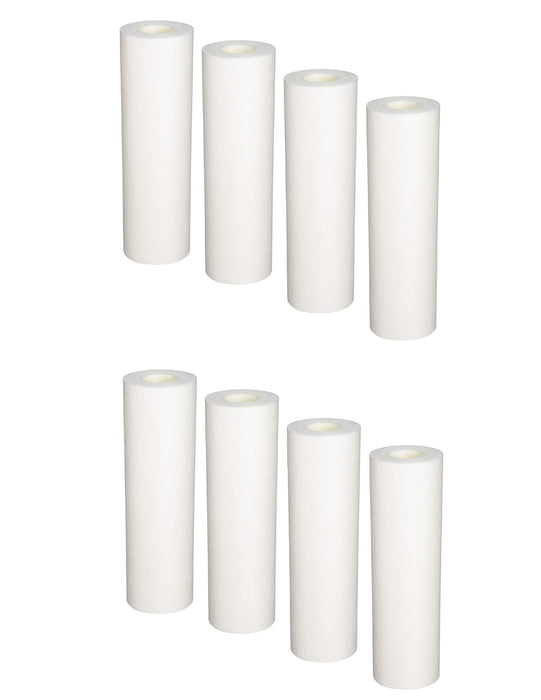 CFS Watts/FLOW-PRO Compatible 5M-8PK 5-Micron Sediment Water Filter Cartridge, 4-Pack