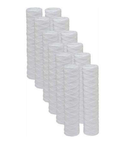 OmniFilter RS2 RS2-DS String Wound Water Filter 12-Pack 5 Micron 9.75" x 2-1/2"