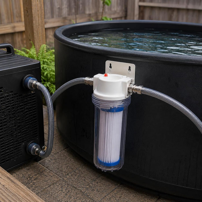 CFS Cold Plunge Pleated Sediment Filter Cartridges – 4 Pack – 10" x 2.5"