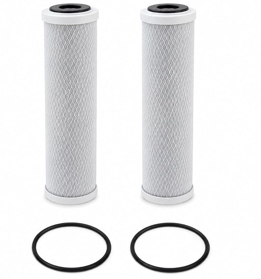 CFS Carbon Block Water Filter – 2 Pack – 5 Micron – Fits WHA2BF5 – With 3 O-Rings