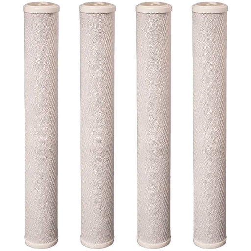 CFS Carbon Block Filter – 4 Pack – 5 Micron – 2.5" x 20" – Fits Supera RIF-10