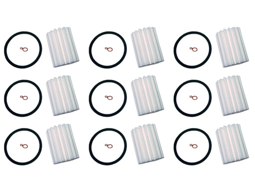 FB-4 Fuel Oil Filter Cartridges with Gaskets – 9 Pack – Fits Fulflo FB4, Westwood F80