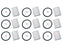 FB-4 Fuel Oil Filter Cartridges with Gaskets – 9 Pack – Fits Fulflo FB4, Westwood F80