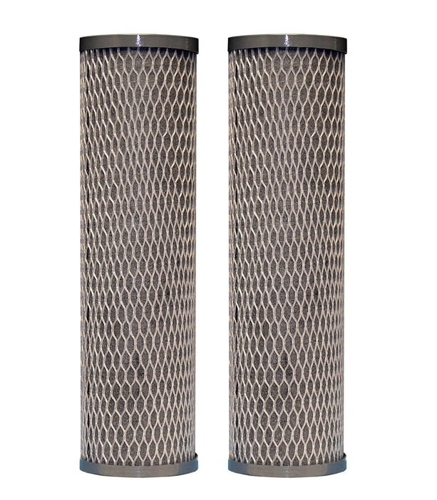 CFS Compatible with Pe ntek CFBC-10 255679-43 CFBC-10 Fibredyne Carbon Block Water Filters 2 PACK