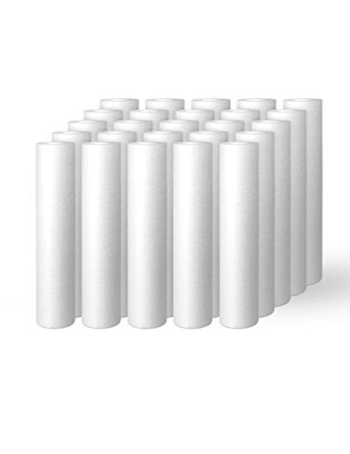 CFS Sediment Water Filter – 25 Pack – 1 Micron – 10" x 2.5" – Polypropylene
