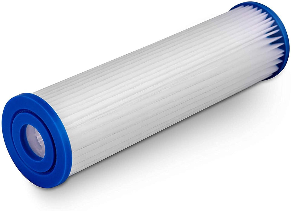 CFS Pleated Sediment Filters – 2 Pack – 10 x 2 – Fits Ideal H2O 728810, Stealth RO100/200