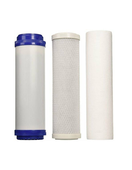 Replacement 5 Stage Aquarium RO/DI Filter Kit 10" - Sediment,UDF/GAC,Carbon,NSF