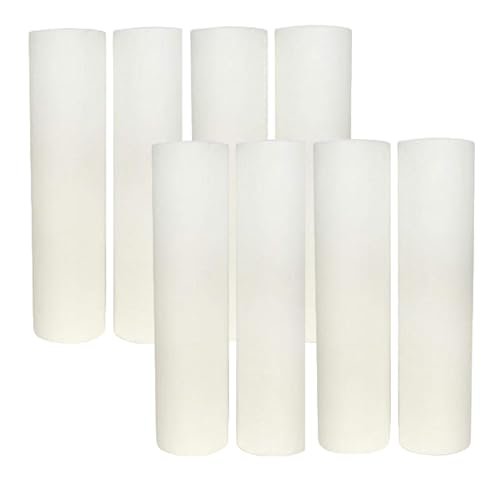 CFS – 8 Pack Polypropylene Sediment Water Filter Cartridges Compatible with GE GXWH04F, GE HOUSEHOLD PRE-FILTRATION SYSTEM – Replacement Filter Cartridge – Universal 10" Cartridge – 5 Micron