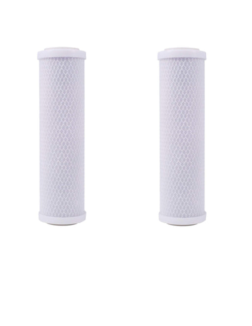 CFS – 2 Pack Carbon Block Water Filter Cartridges Compatible with 655130-43 DFX-CB-10 Models – Remove Bad Taste & Odor – Whole House Replacement Water Filter Cartridge, 10 Micron -10" Inch, White