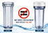 CFS Clear Water Filter Housing Kit, Carbon Block, Wrench, Bracket & Screws