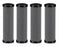 CFS Carbon Block Water Filters – 4 Pack – 10 x 2.5 – Fits T01-SS, T01-DS, C1, D-10