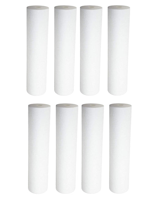 CFS Polypropylene Sediment Filter Cartridges – 8 Pack – 5 Micron – 10" – Fits GE GXWH04F