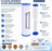 CFS Cold Plunge Pleated Sediment Filter Cartridges – 4 Pack – 10" x 2.5"