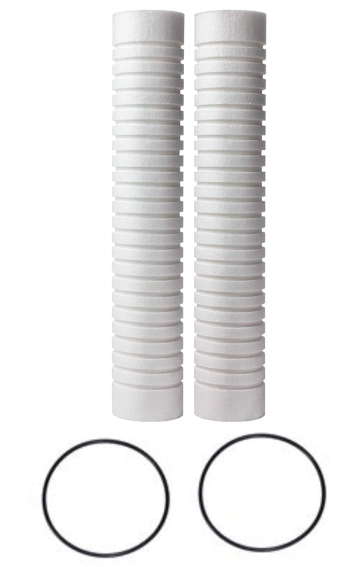 CFS Water Filter Cartridges – 2 Pack – 20" x 2.5" – Fits 3M AP124-2C, AP110-2