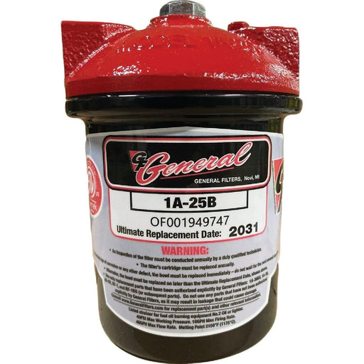 General Filters 1A-25B Fuel Oil Filter – 3/8" NPT, UL Listed