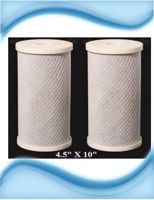 Compatible for Pentek EP-BB 5 Micron 10 x 4.5 Whole House Carbon Block Water Filters 2 Pack by CFS