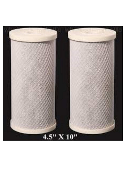 CFS – 2 Pack Heavy Duty Carbon/Sediment Water Filter Cartridges Compatible with GE FXHTC, RFC-BBSA Models – Remove Bad Taste & Odor – Whole House Replacement Filter Cartridge – 5 Micron