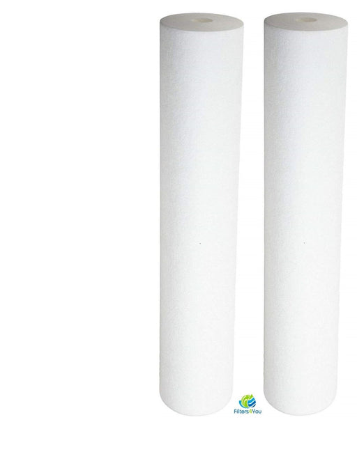 2Pack 1 Micron 20"x4.5" Big Blue Polypropylene Sediment Water Filter Cartridge