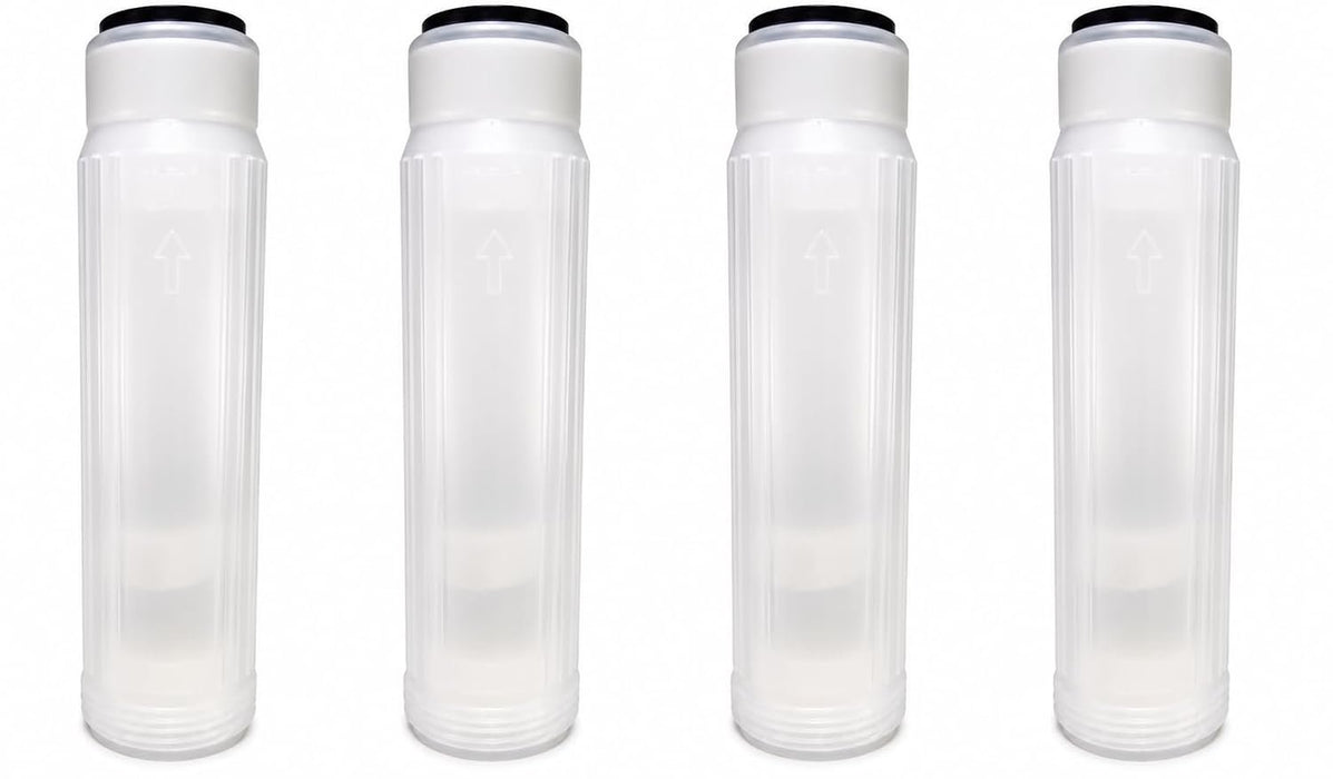 CFS Clear Refillable DI Media Cartridge – 10" x 2.5" – RO/DI & Aquarium