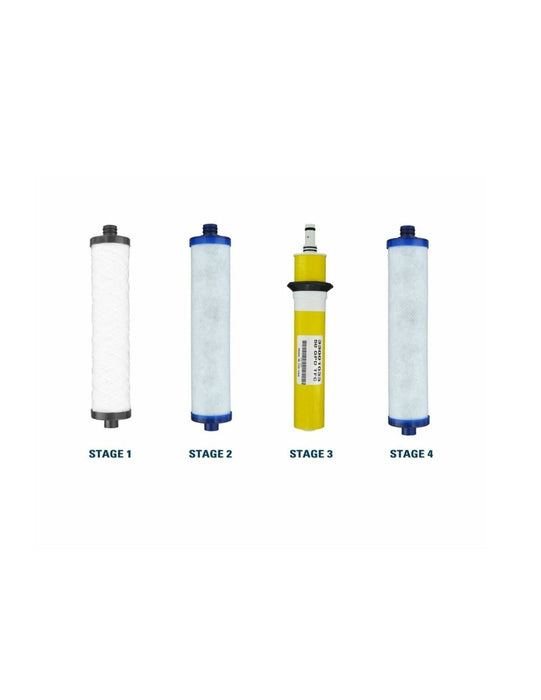 Hydrotech 4VTFC50G or 4VTFC50G-PB RO Filter Replacement Kit