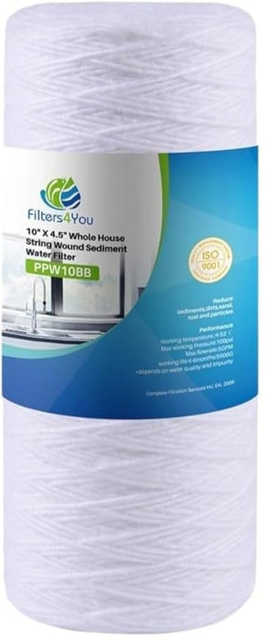 CFS Large Capacity Sediment Filter Cartridge – 5 Micron – 9-3/4" – Fits Campbell HDSC5