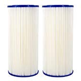 CFS COMPLETE FILTRATION SERVICES EST.2006 Compatible for ECP5-BB Pleated Cellulose Polyester Filter Cartridge, 9-3/4" x 4-1/2", 5 Microns 2 Pack