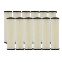 CFS – 12 Pack Water Filters Cartridge Compatible with 155001-43, S1, S1, S1A – Whole House Replacement 3/4-inch x 2 1/2-inch ,20 Micron