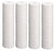 CFS – 4 Pack Water Filters Cartridge Compatible with Deluxe Sediment Filters– Remove Bad Taste & Odor - Sediment Water Filter Cartridge – Whole House Replacement Cartridge 9-8/7” Filtration System, 5-Micron White