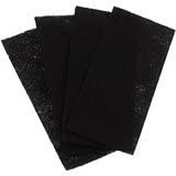 CFS – Pack of 4, Premium Activated Carbon Pad for Air Filter HAPF60, Filter C – Fresh and Filtered Air for Indoor, Home Filtration – Removed Odor and VOC's – 6” x 9.25” x .25” – Black