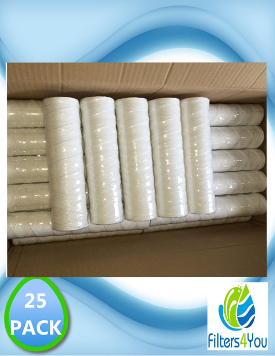 NEW CASE OF (25) OMNI RS12 Compatible FILTER WATER FILTERS STRING WOUND