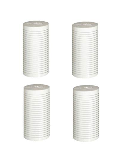 CFS – 4 Pack Water Filters Cartridge Compatible with Whirlpool WHKF-GD25BB, WHKF-DWHBB – Removes Bad Taste & Odor – Whole House Replacement Sediment Water Filter Cartridge - 5-Micron, White