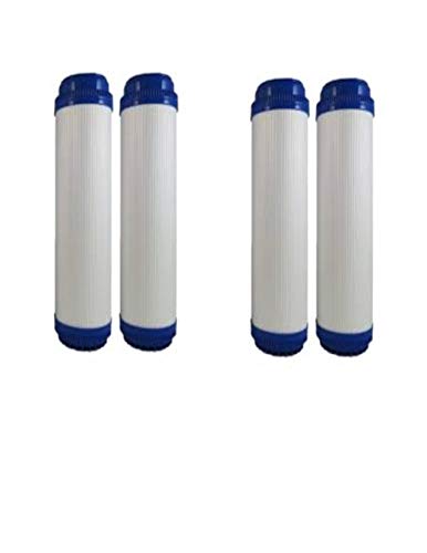 CFS – 4 Pack Granular Activated Carbon Water Filters Cartridge Compatible with Aqua Pure AP101T– Removes Bad Taste and Odor - Sediment Water Filter Replacement 10” Cartridge, 5-Micron, White