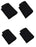 CFS – Pack of 3, Premium Cut-to-Fit Universal Activated Carbon Pad for Air Filter –– Removed odor and VOC's - Charcoal Air Filter Sheet - 16 inches x 48 inches – Black