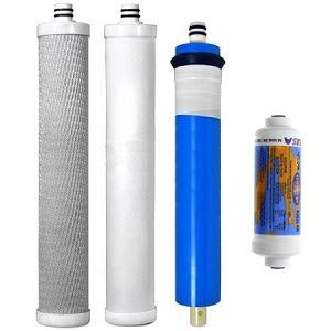 CFS –4 Pack Water Filters Cartridge and Membrane Kit Compatible with AC-30 Model – Sediment Water Filter Replacement Cartridge – Whole House Replacement Cartridge 10” Water Filtration System