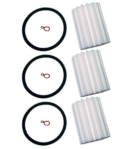 3 Pack Micron Rated FB-4 Oil Fuel Filter w/Gaskets Fit Westwood F80 F84 Fulflo FB4 B4 AS4 OB4