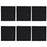 CFS – Pack of 6, Premium Cut-to-Fit Universal Activated Carbon Pad for Air Filter – Charcoal Cat Litter Box Replacement Filter – Removed odor & VOC's - Charcoal Air Filter Sheet – 6.5” x 6”– Black