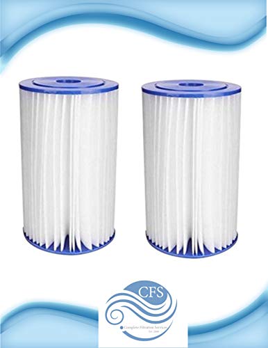 (Package Of 2) American Plumber W50PEHD Compatible Pleated Polyester Water Filters
