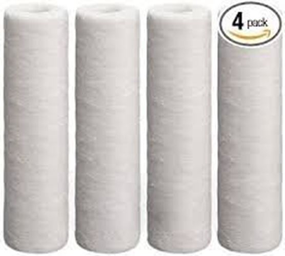 Compatible to AquaFX 1-Micron Sediment Filters 4 Pack, 10" x 2.5" by CFS