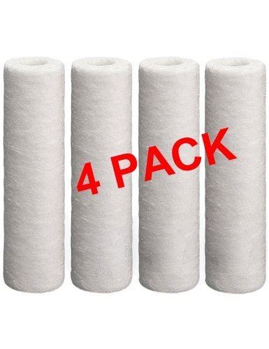 CFS – 4 Pack Sediment Water Filters Cartridge Compatible with PX05-9 7/8 – Whole House Replacement Cartridge 10" x 2.5" , 5-Micron, White
