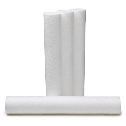 20" x 2.5" Sediment Water Filter 5 Micron Whole House Cartridges 4 PACK