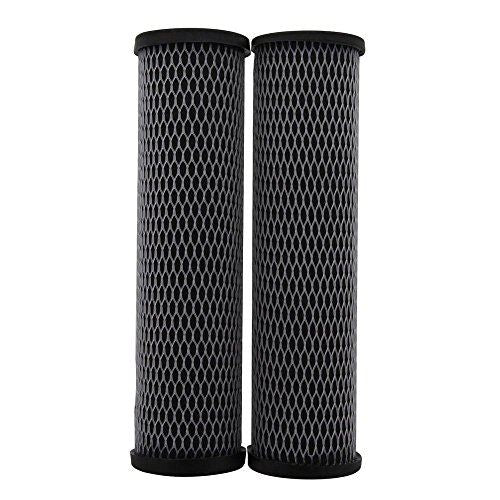 Omni TO1-SS Carbon Wrapped Whole House Compatible Water Filter Cartridges 2 PK
