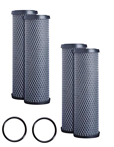 CFS COMPLETE FILTRATION SERVICES EST.2006 Compatible with C-1 WFPFC8002, WFPFC9001, FXWTC, SCWH-5, WHEF-WHWC, WHCF-WHWC, CTO10, T01 Carbon Water Filters (9.75" x 2.5")