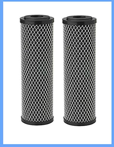 COMPLETE FILTRATION SERVICES CFS EST.2006 Compatible with SHURFLO 255681-43 Pentek Cfb-Pb10 Lead Sorbent Carbon Block Cartridge-10 2 Pack