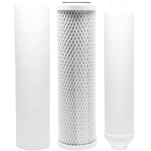 CFS –3 Pack Water Filters Cartridge Kit Compatible with PC4 RO Model – Sediment Water Filter Replacement Cartridge – Whole House Replacement Cartridge 10 inch Water Filtration System