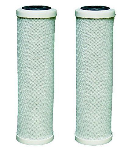 Two Carbon Water Filter Cartridges fits all 10" Housings for RO Reverse Osmosis