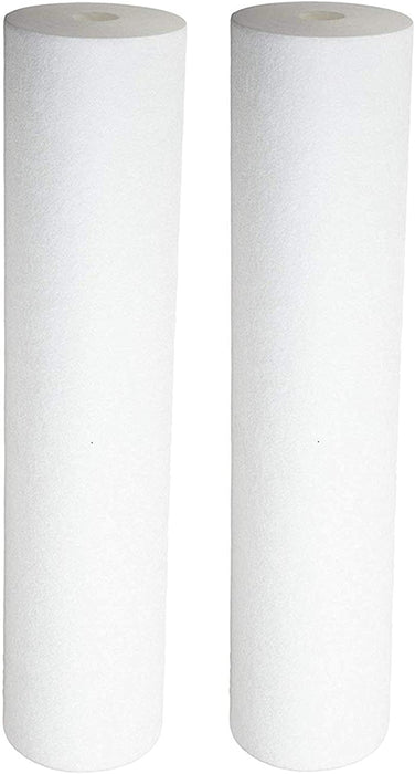 CFS – 2 Pack Dual Gradient Density Sediment Water Filters Cartridge Compatible with HMF2SdgB1, HMF2SdgC – Remove Bad Taste & Odor – Whole House Replacement 20" x 4.5" Filtration System, 25/1 -Micron
