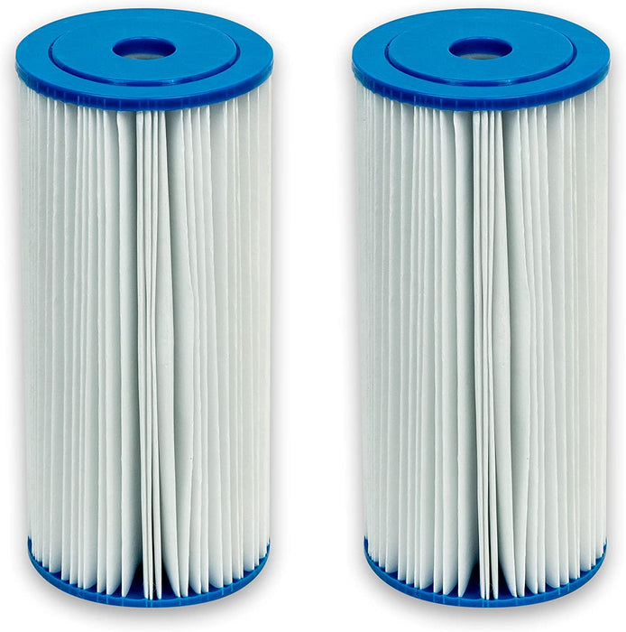 CFS COMPLETE FILTRATION SERVICES EST.2006 Compatible for HDX HDX4PF4 Pleated High Flow Whole House Water Filter: Reduces Sediment - 30 Micron Water Filters 2 Pack