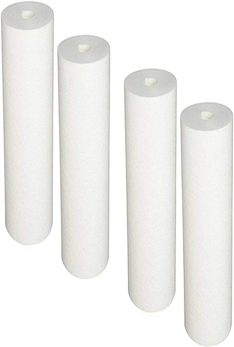 CFS – 4 Pack Water Filters Cartridge Compatible with RO – Remove Bad Taste & Odor - Sediment Water Filter Cartridge – Whole House Replacement Cartridge 10" Filtration System, 5-Micron, White