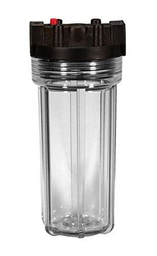 Heavy Duty 10" Clear Water Filter Housing for Standard 10"x2-1/2" Cartridge with