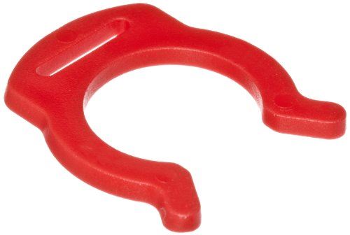 John Guest Acetal Copolymer Tube Fitting, Locking Clip, 1/4" Tube OD (Pack of 10